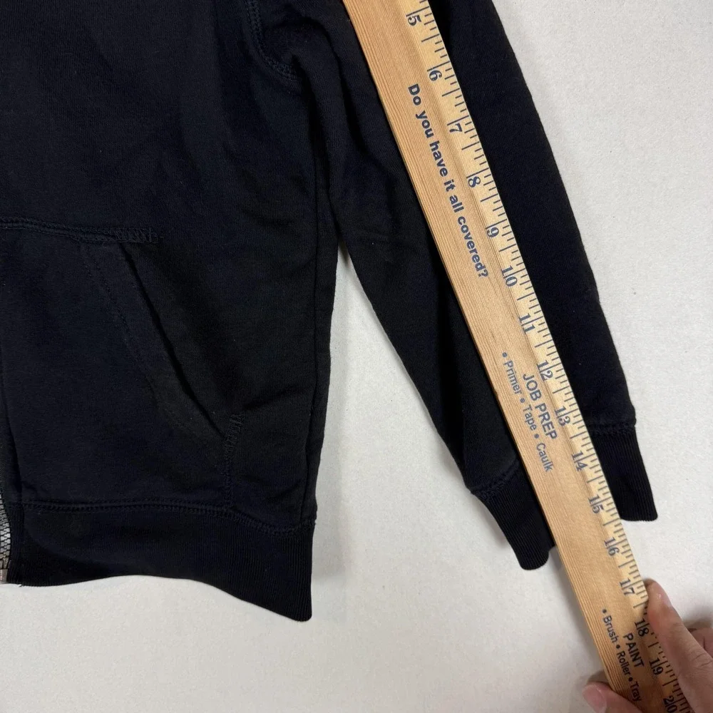 The Children's Place Hoodie Sweatshirt Kids 5T‎ Black Full Zip Fleece Pockets